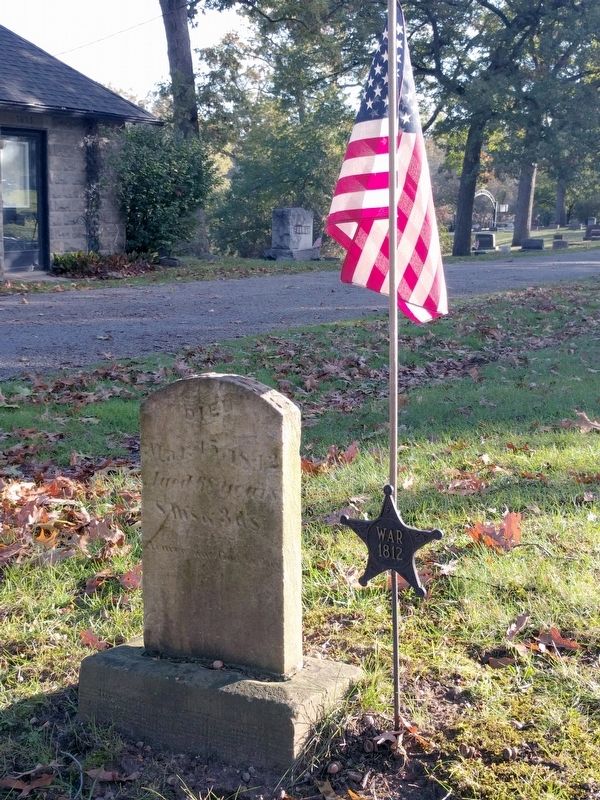 Oak Grove Cemetery - War of 1812 Headstone. Click for full size. Oak Grove Cemetery - War of 1812 Headstone image. Click for full size.