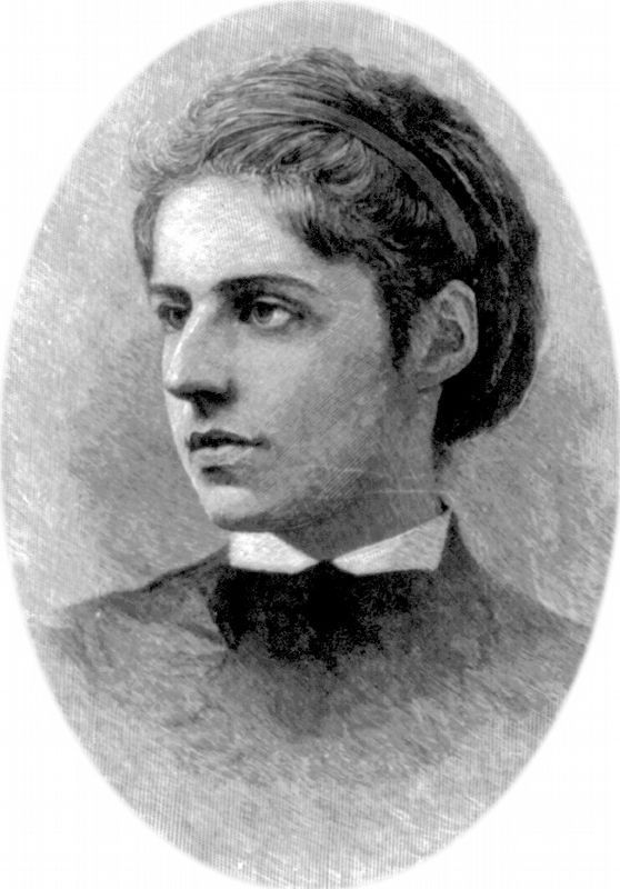 Emma Lazarus. Click for full size. Emma Lazarus image. Click for full size.