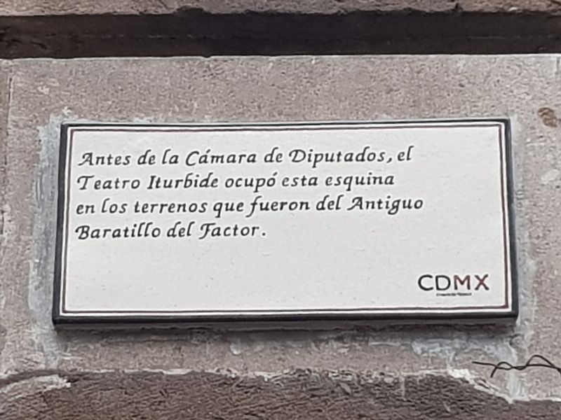 Cámara de Diputados Marker. Click for full size. Cámara de Diputados Marker image. Click for full size.