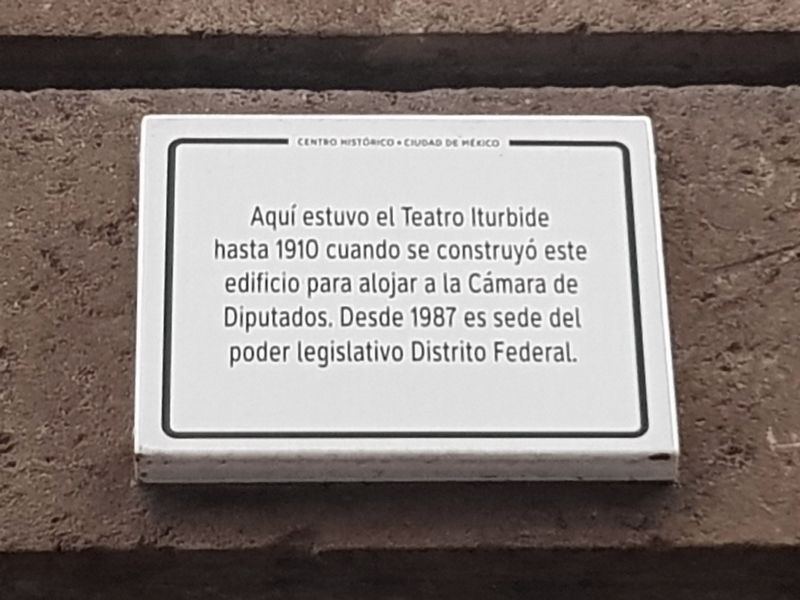 An additional Teatro Iturbide Marker. Click for full size. An additional Teatro Iturbide Marker image. Click for full size.