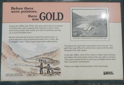 Before there were potatoes, there was GOLD Marker image. Click for full size.