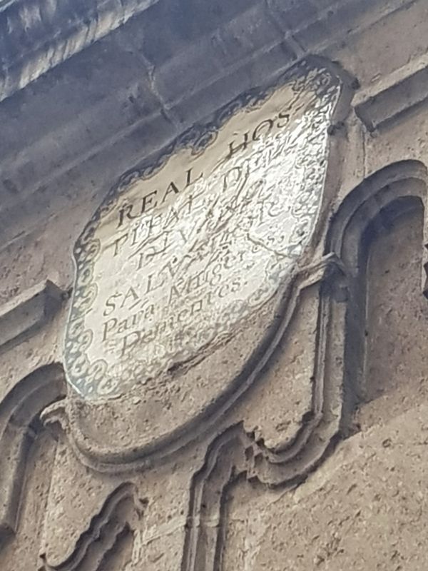 Hospital del Divino Salvador Marker. Click for full size. Hospital del Divino Salvador Marker image. Click for full size.