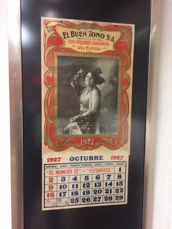 The theater's namesake, Esperanza Iris, on a 1927 calendar image. Click for full size.