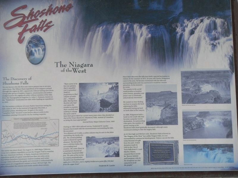 The Niagara of the West panel image. Click for full size.