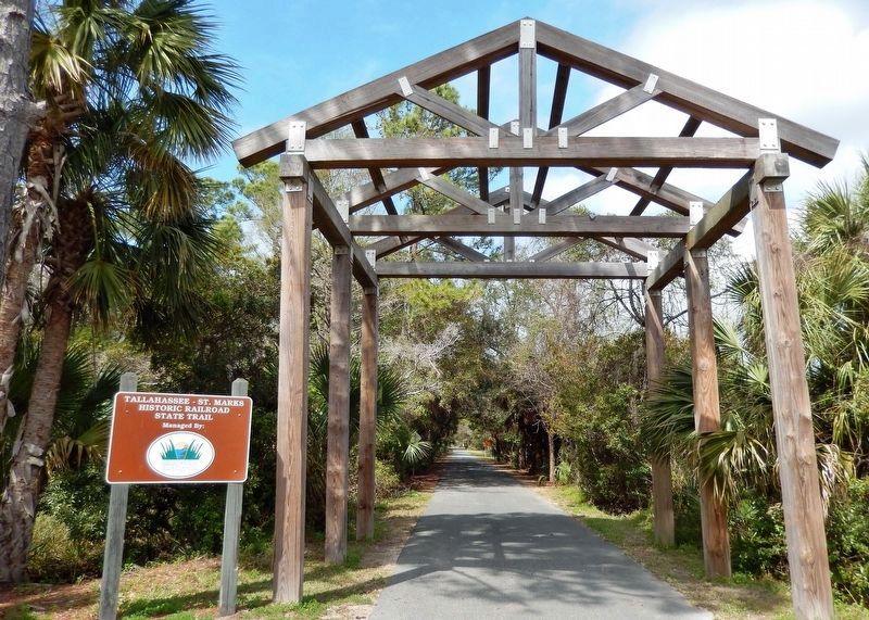 Tallahassee - St. Marks Railroad Trail - South Trailhead (<i>16 miles south in Saint Marks</i>) image. Click for full size.