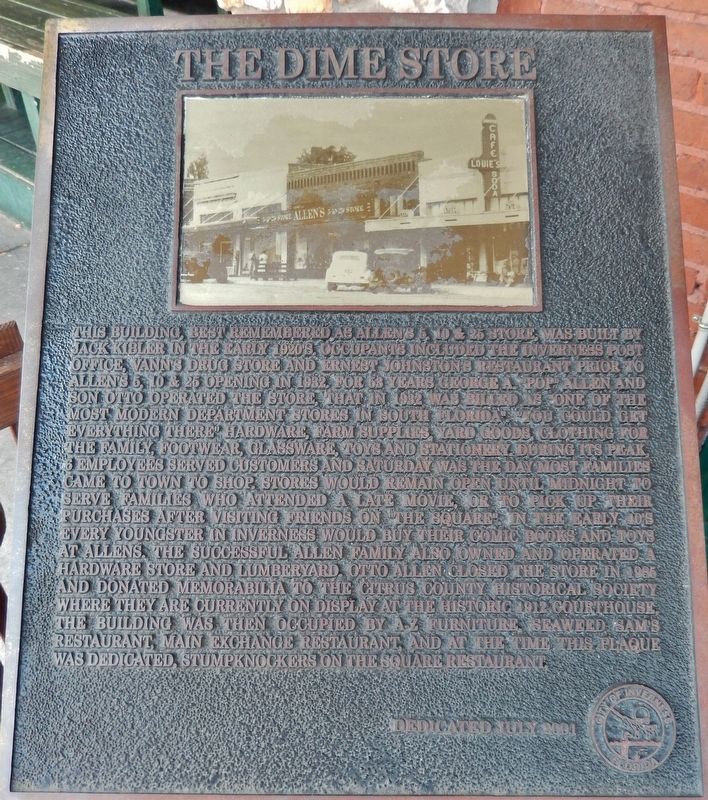 The Dime Store Marker image. Click for full size.