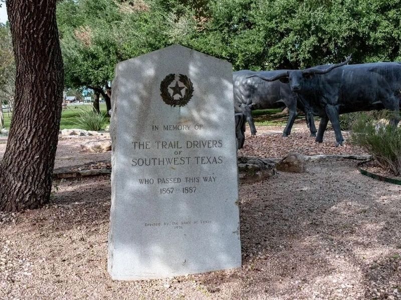 The Trail Drivers Marker image. Click for full size.