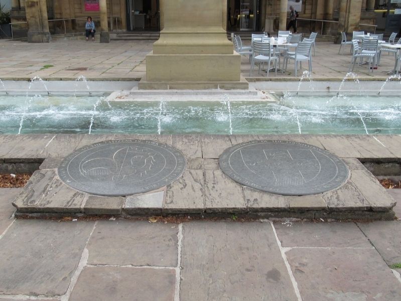Foundation of York Fountain Marker. Click for full size. Foundation of York Fountain Marker image. Click for full size.