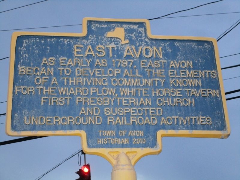 East Avon Marker image. Click for full size.