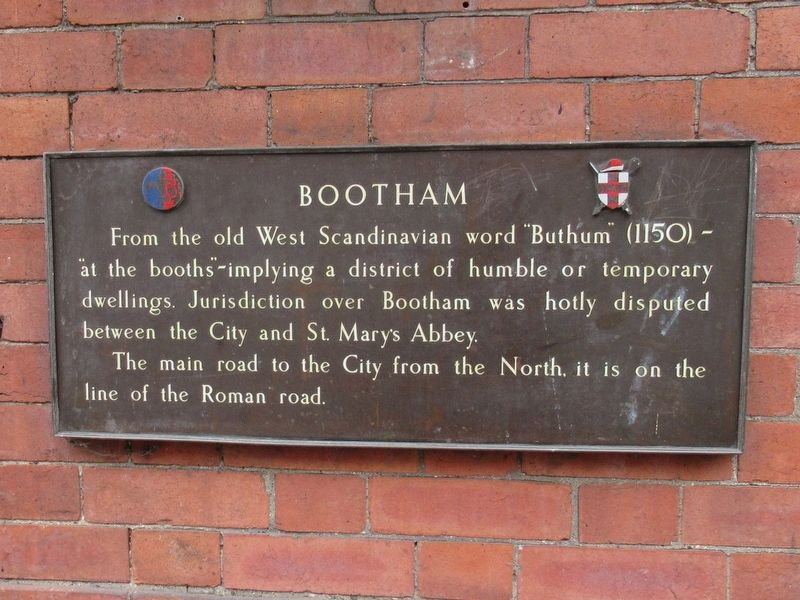 Bootham Marker image. Click for full size.