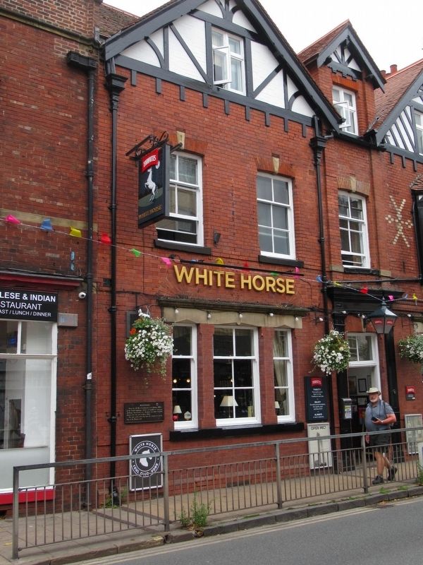 Bootham Marker on the White Horse Pub image. Click for full size.