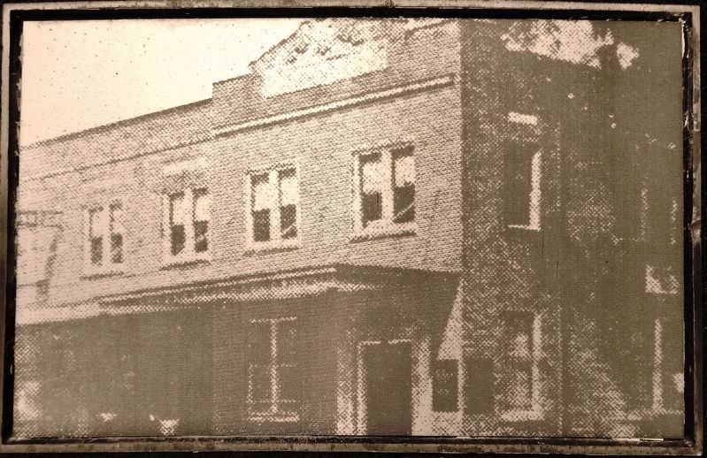 Marker detail: Historic Bank Photo image. Click for full size.