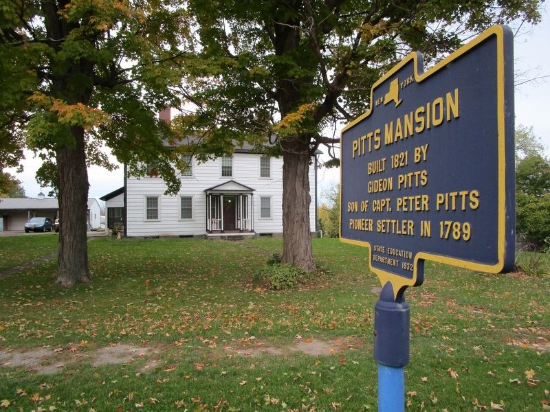 Pitts Mansion & Marker image. Click for full size.