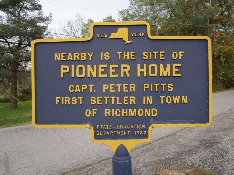 Pioneer Home Marker image. Click for full size.