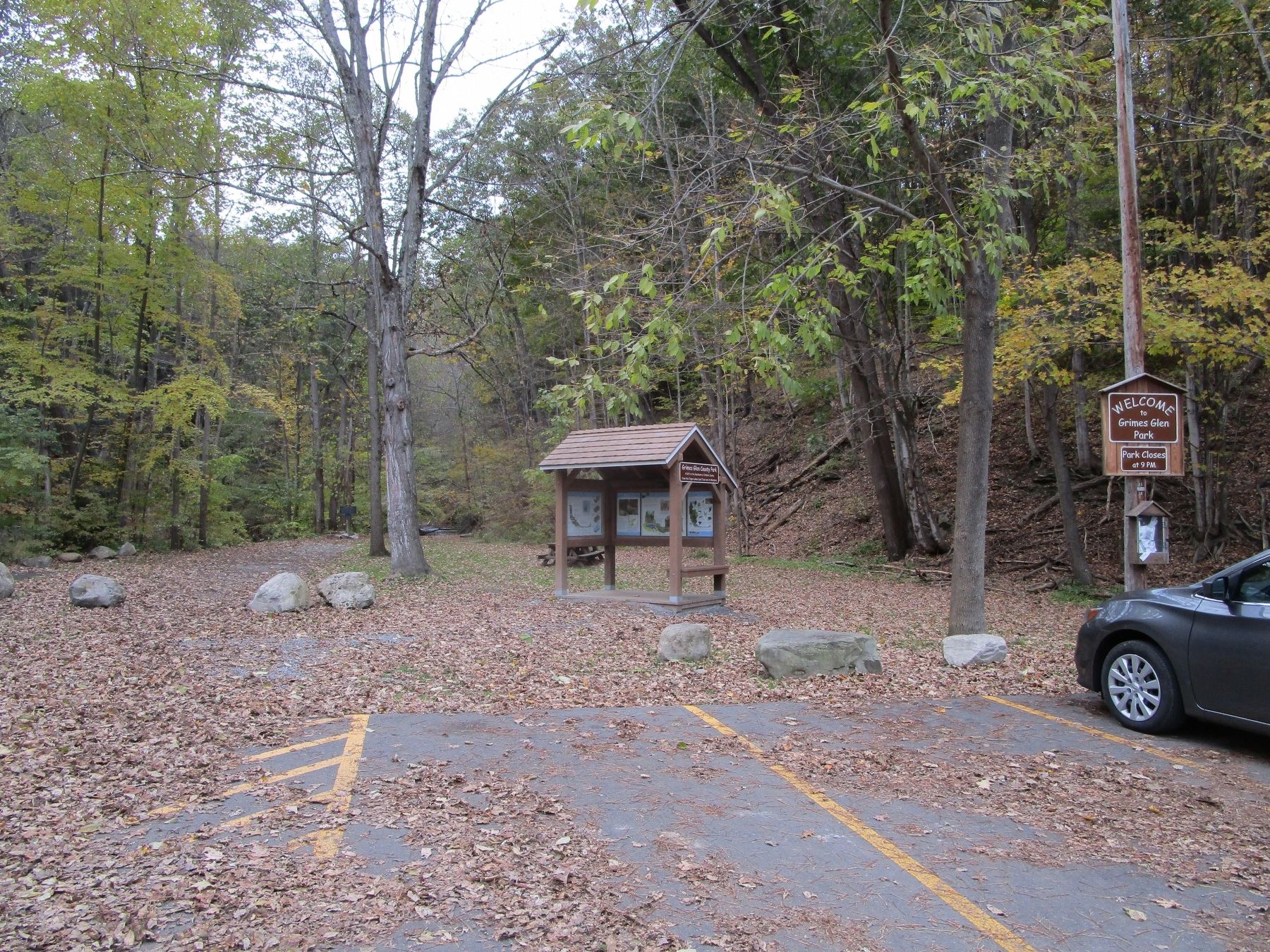 Grimes Glen Marker. Click for more information. Grimes Glen Marker image. Click for more information.