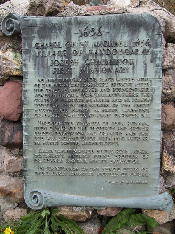1656 Chapel of St. Michael 1656 Marker. Click for full size. 1656 Chapel of St. Michael 1656 Marker image. Click for full size.