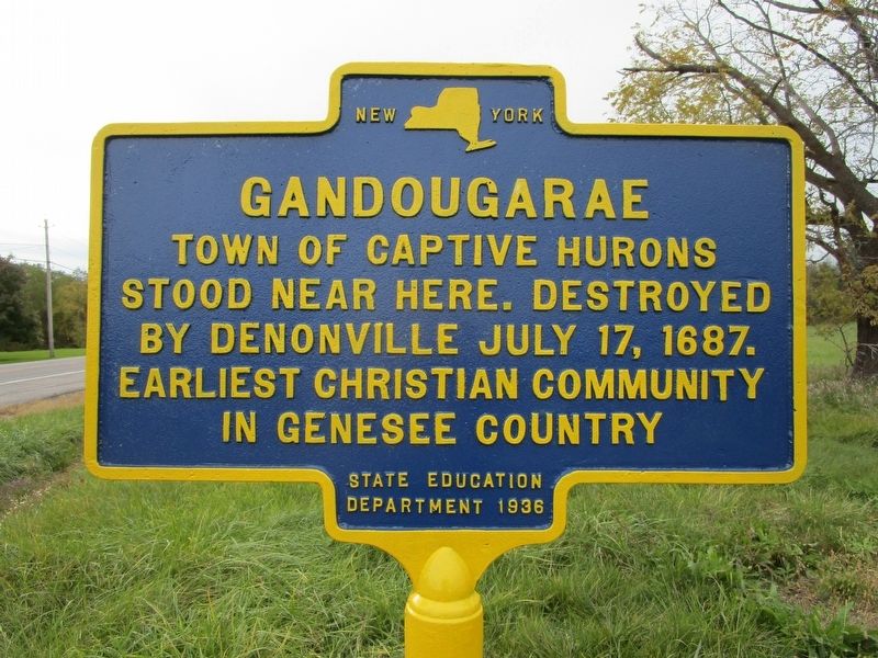 Gandougarae Marker. Click for full size. Gandougarae Marker image. Click for full size.
