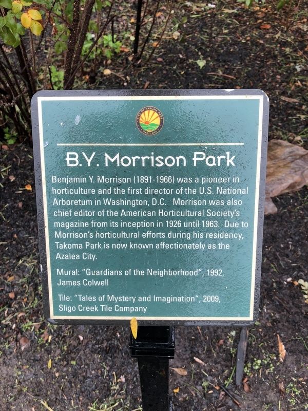 B.Y. Morrison Park Marker image. Click for full size.