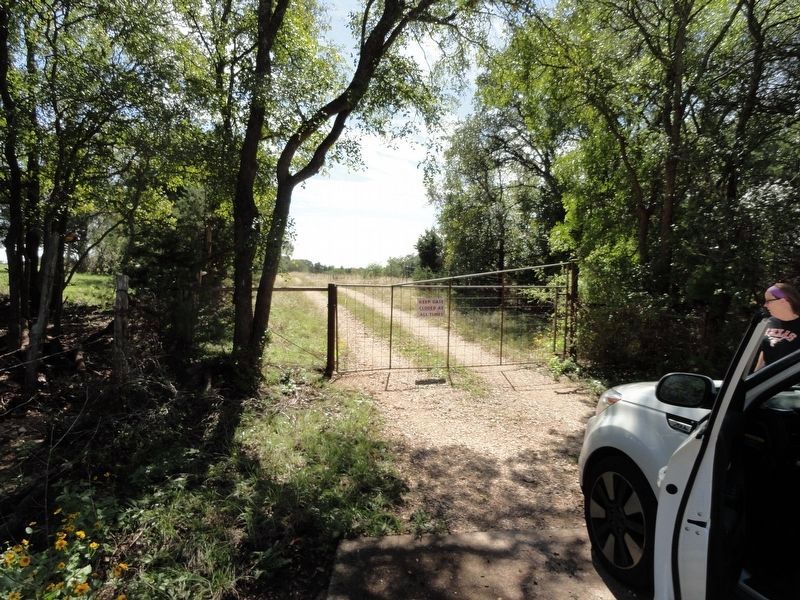 Entrance to Cemetery from CR202 image. Click for full size.