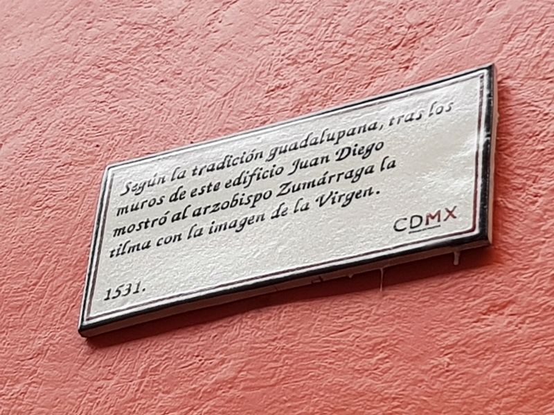 Meeting of Juan Diego and Archbishop Zumárraga Marker. Click for full size. Meeting of Juan Diego and Archbishop Zumárraga Marker image. Click for full size.