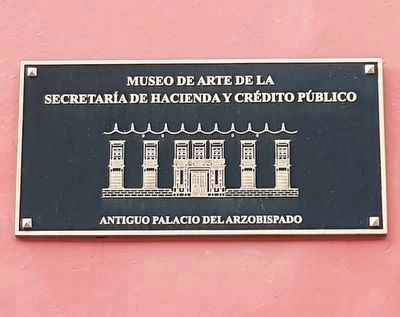 A marker for the art museum on the Ex-Palace of the Archbishop image. Click for full size.