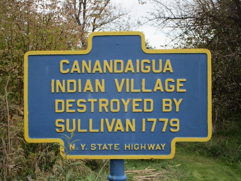 Canandaigua Marker. Click for full size. Canandaigua Marker image. Click for full size.