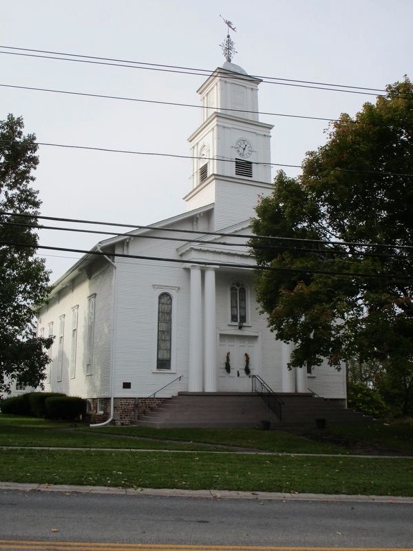 First Congregational Church & Marker. Click for full size. First Congregational Church & Marker image. Click for full size.