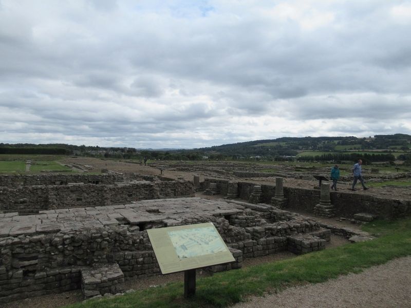Corbridge Roman Site Marker image. Click for full size.