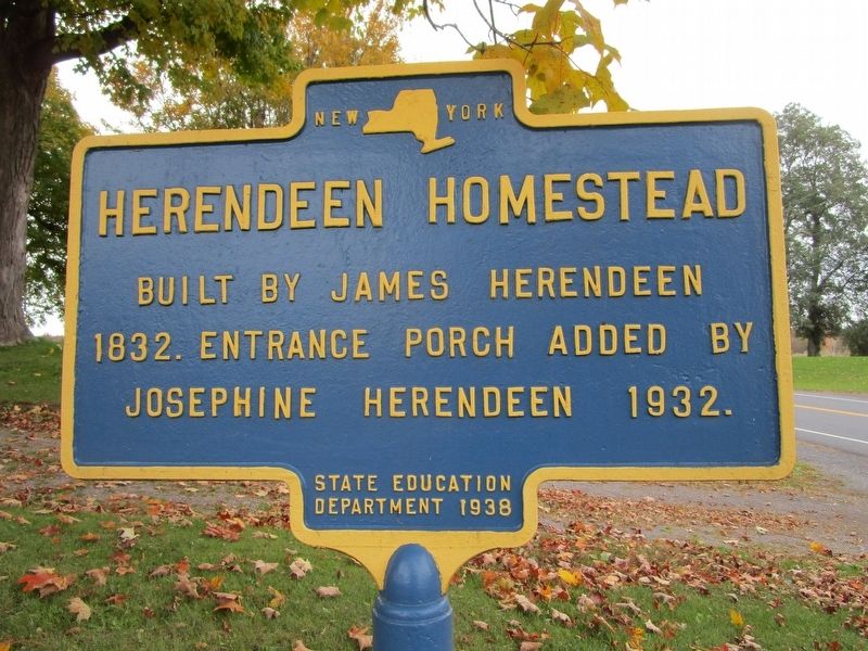 Herendeen Homestead Marker image. Click for full size.