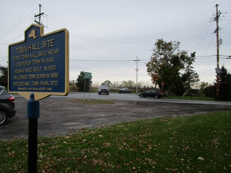 Town Hall Site Marker image. Click for full size.