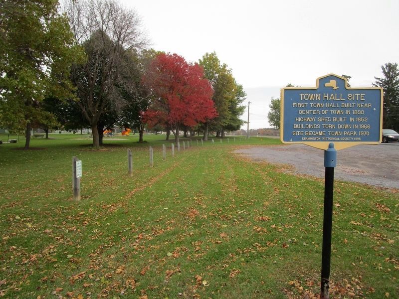 Town Hall Site Marker image. Click for full size.