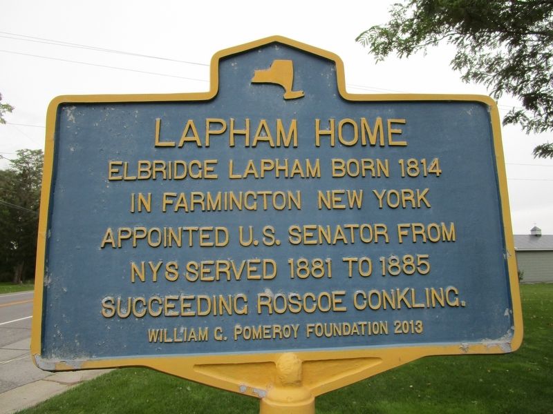 Lapham Home Marker image. Click for full size.