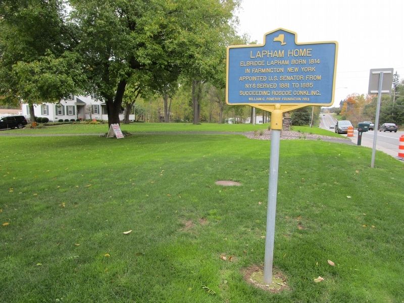 Lapham Home & Marker image. Click for full size.