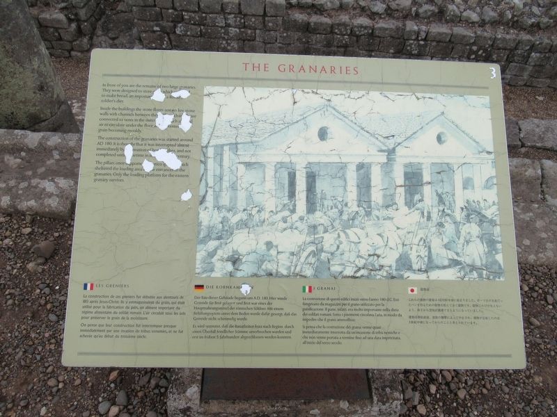 The Granaries Marker. Click for full size. The Granaries Marker image. Click for full size.