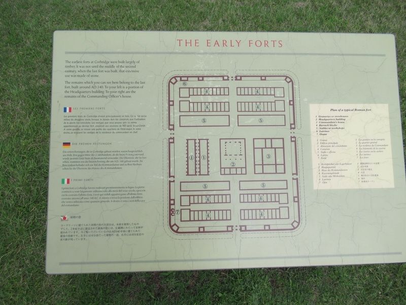 The Early Forts Marker image. Click for full size.