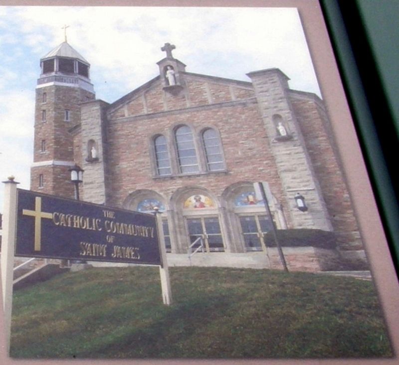 Inset - St. James Church. Click for full size. Inset - St. James Church image. Click for full size.