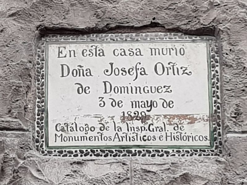 Josefa Ortiz de Domnguez Marker image. Click for full size.