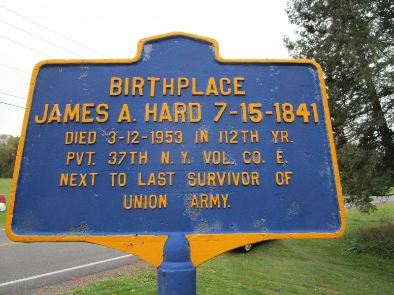 Birthplace James A. Hard Marker image. Click for full size.