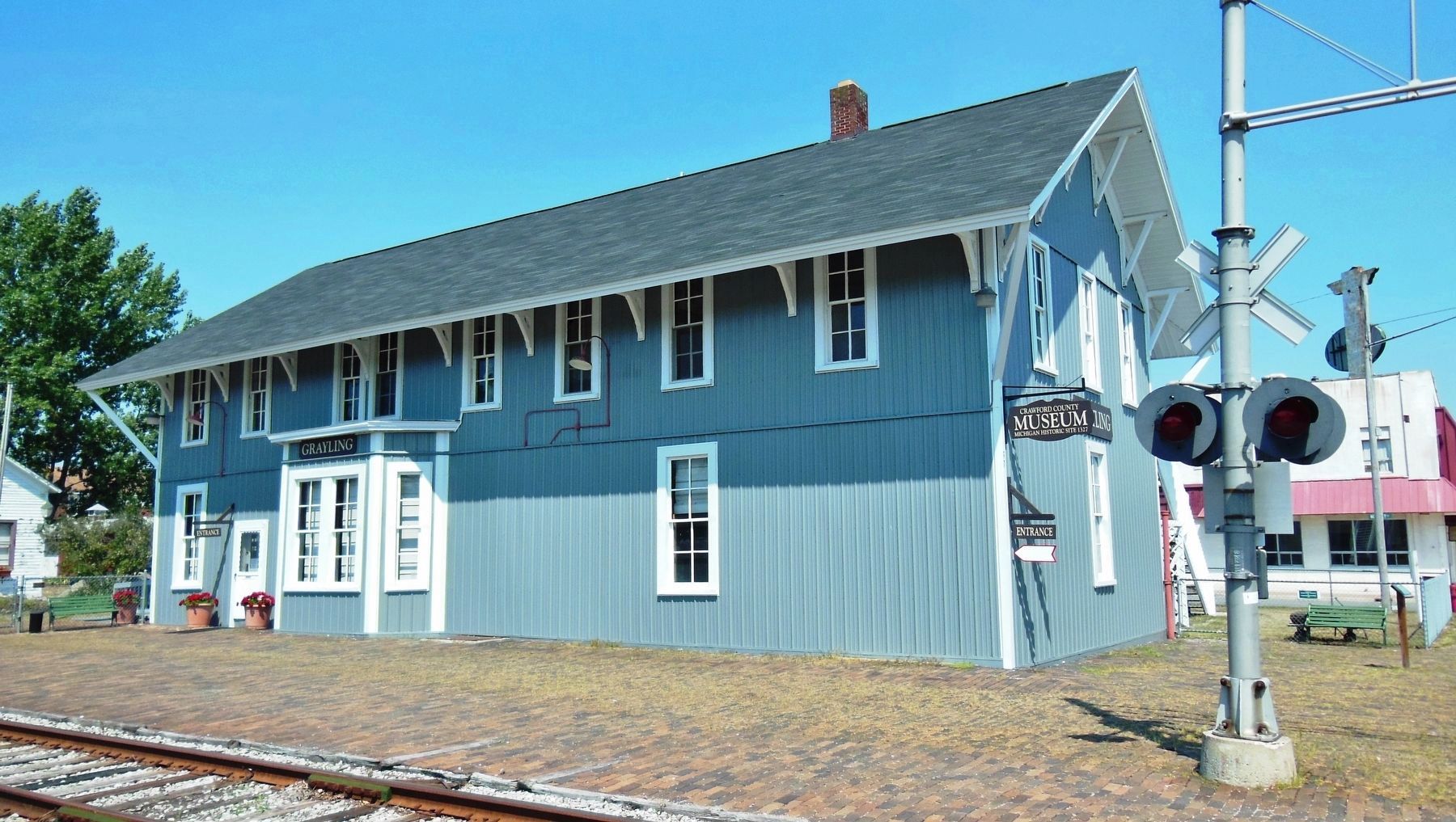 Grayling Depot / Crawford County Historical Society Museum image. Click for full size.
