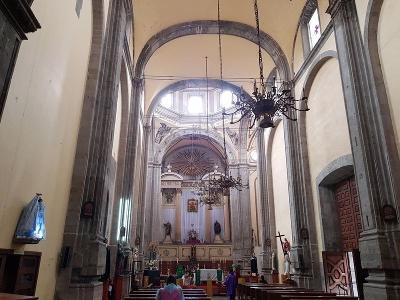 An interior view of the altar of the Temple of the Holy Trinity image. Click for full size.
