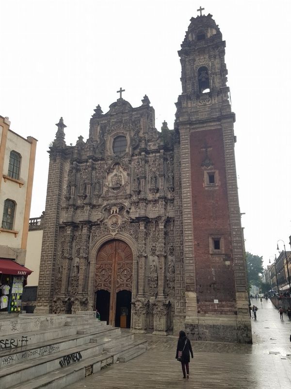Temple of the Holy Trinity and Marker image. Click for full size.