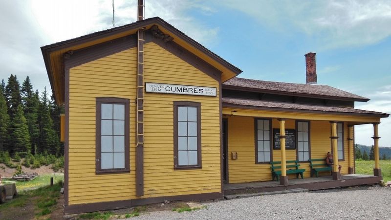 D&RG Section House at Cumbres Pass. Click for full size. D&RG Section House at Cumbres Pass image. Click for full size.