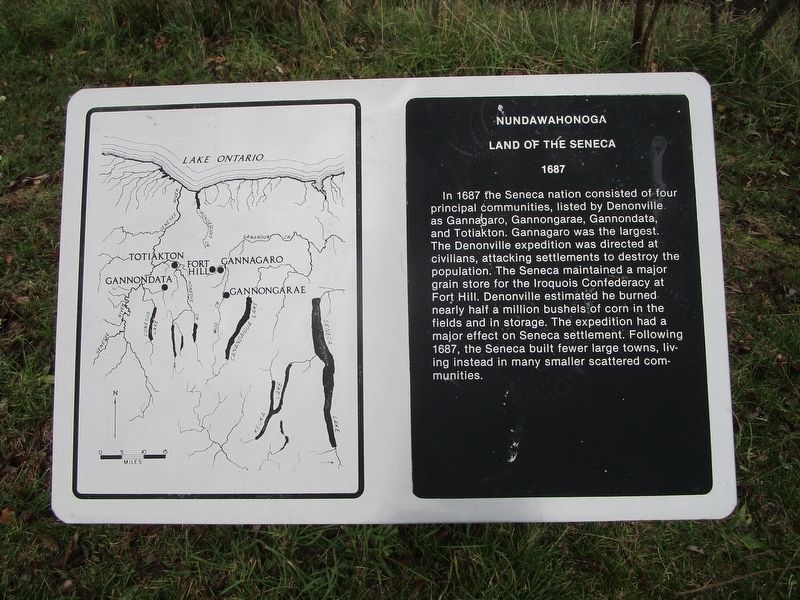 Nundawahonoga Marker. Click for full size. Nundawahonoga Marker image. Click for full size.