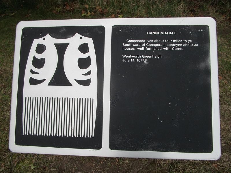Gannongarae Marker. Click for full size. Gannongarae Marker image. Click for full size.