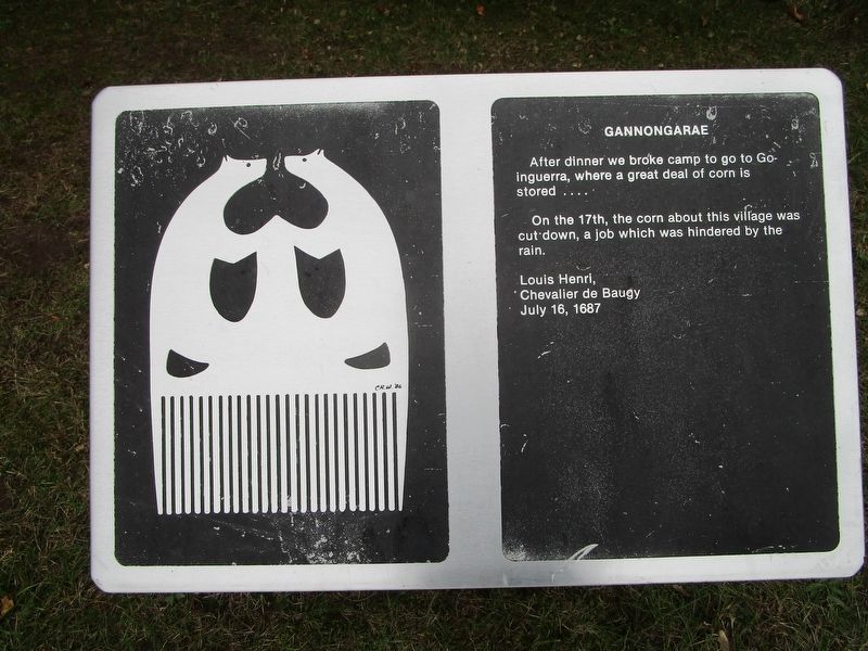 Gannongarae Marker. Click for full size. Gannongarae Marker image. Click for full size.