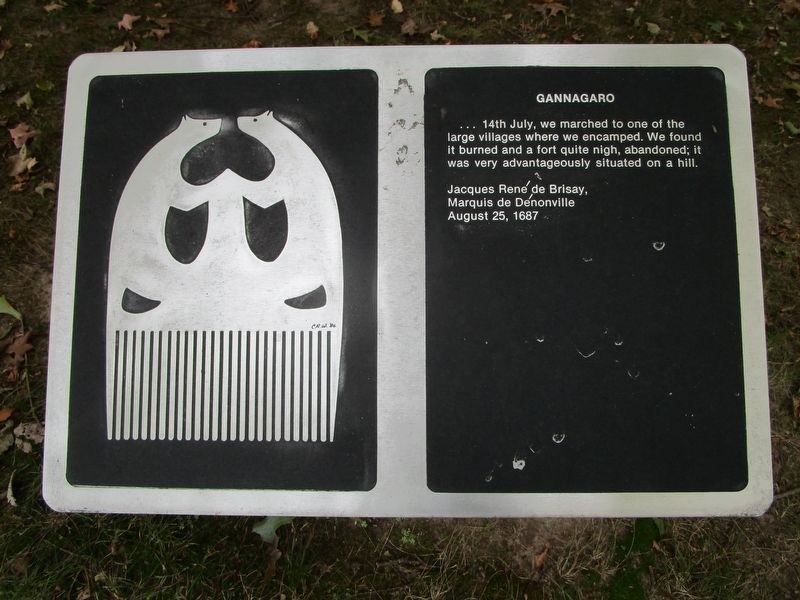 Gannagaro Marker. Click for full size. Gannagaro Marker image. Click for full size.