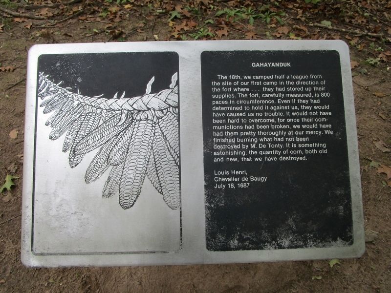 Gahayanduk Marker. Click for full size. Gahayanduk Marker image. Click for full size.