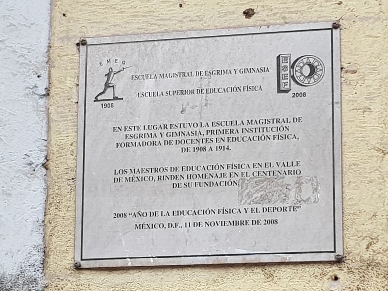 Fencing and Gymnastics Teachers’ School Marker. Click for full size. Fencing and Gymnastics Teachers’ School Marker image. Click for full size.