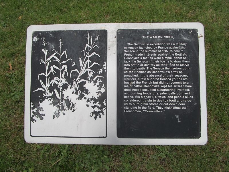 The War on Corn Marker. Click for full size. The War on Corn Marker image. Click for full size.