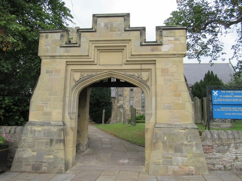 St Andrew Corbridge World War I Memorial image. Click for full size.